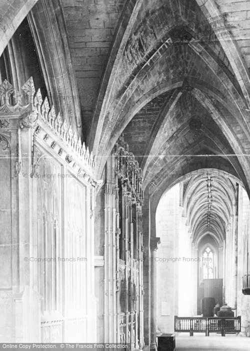 Photo of Tewkesbury, Abbey, North Choir Ambulatory 1891
