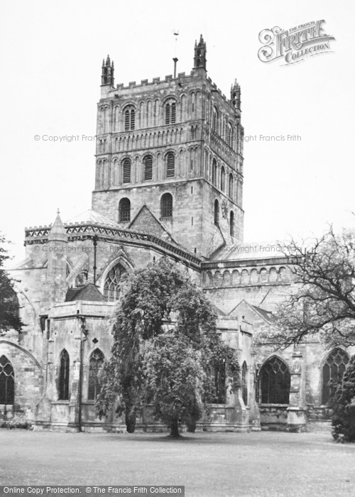 Photo of Tewkesbury, Abbey, North East c.1955