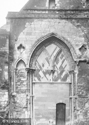 Abbey, North Entrance To Chapel 1924, Tewkesbury