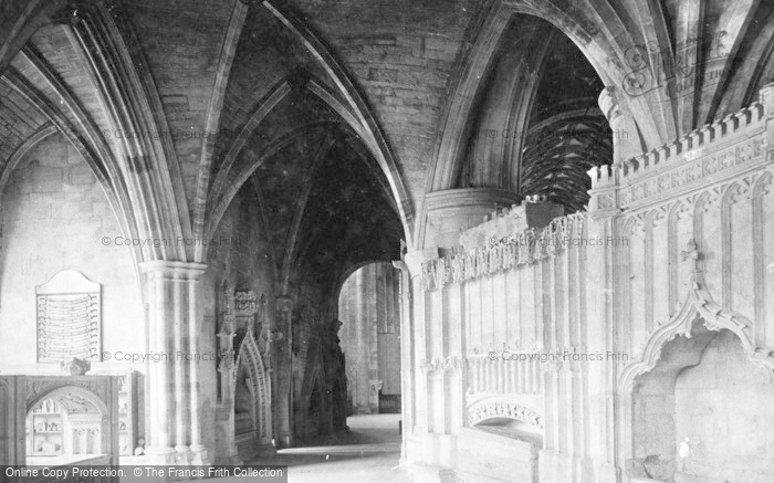 Photo of Tewkesbury, Abbey, South Choir Ambulatory 1891