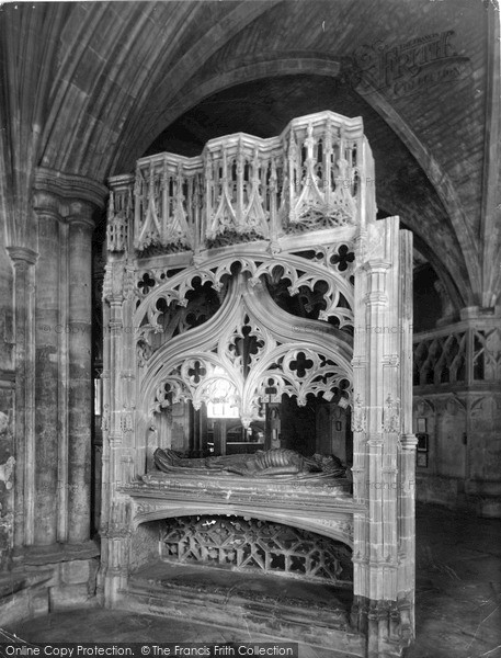 Photo of Tewkesbury, Abbey, The Albert Wakeman Cenotaph c.1955