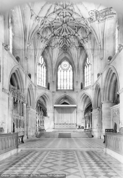 Photo of Tewkesbury, Abbey, The Altar c.1955