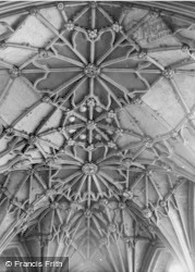 Abbey, The Chancel Roof c.1960, Tewkesbury