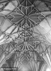 Abbey, The Chancel Roof c.1960, Tewkesbury