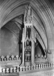 Abbey, The Kneeling Knight c.1955, Tewkesbury