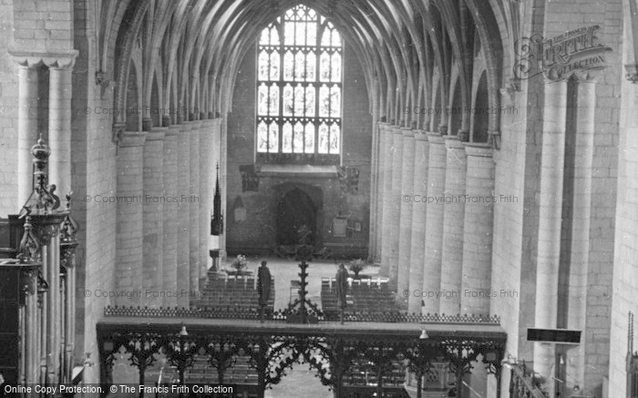 Photo of Tewkesbury, Abbey, The Nave c.1960