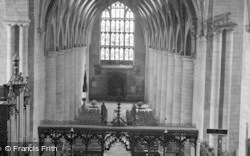 Abbey, The Nave c.1960, Tewkesbury