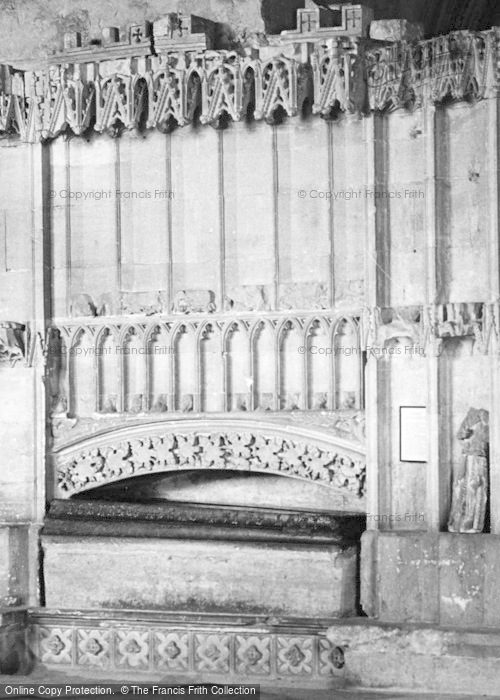 Photo of Tewkesbury, Abbey, Tomb Of Hugh Despencer The Younger c.1955
