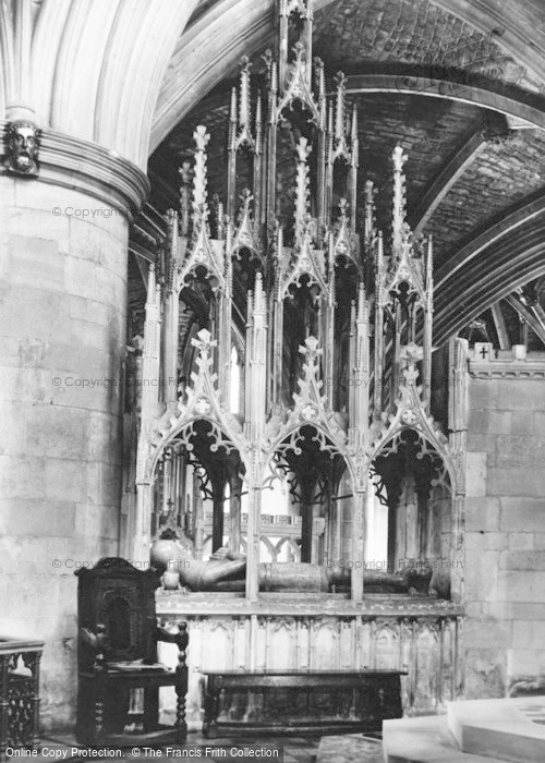 Photo of Tewkesbury, Abbey, Tomb Of Hugh Le Despenser (Died 1349) c.1955