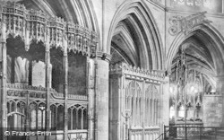 Abbey, Tombs In Choir 1891, Tewkesbury