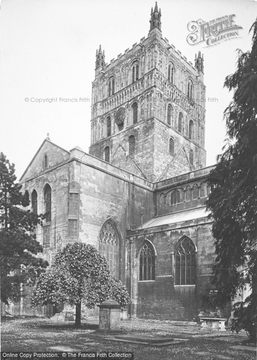 Photo of Tewkesbury, Abbey Tower 1923