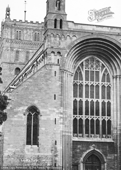 Photo of Tewkesbury, Abbey, West Front c.1955