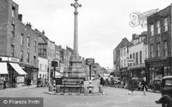 Barton Street And The Cross c.1955, Tewkesbury