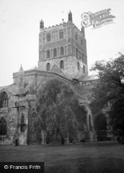 Cathedral c.1946, Tewkesbury