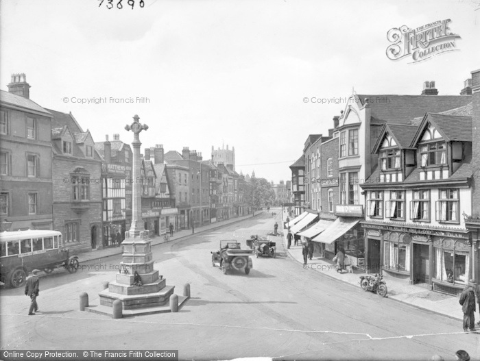 Photo of Tewkesbury, Church Street 1923