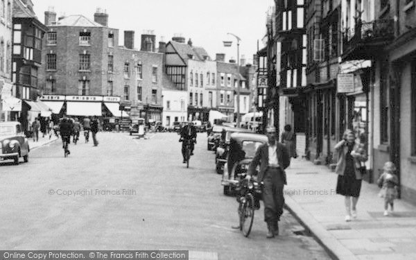 Photo of Tewkesbury, Church Street c.1955