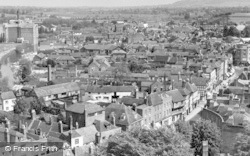 From The Abbey Tower c.1960, Tewkesbury