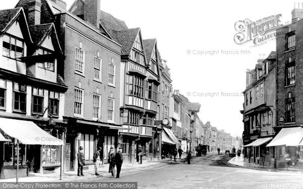 Photo of Tewkesbury, High Street 1891