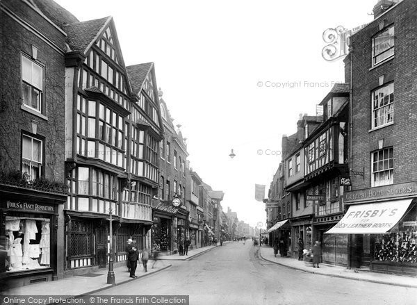 Photo of Tewkesbury, High Street 1923