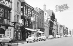 High Street And Town Hall c.1960, Tewkesbury