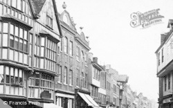 High Street c.1869, Tewkesbury