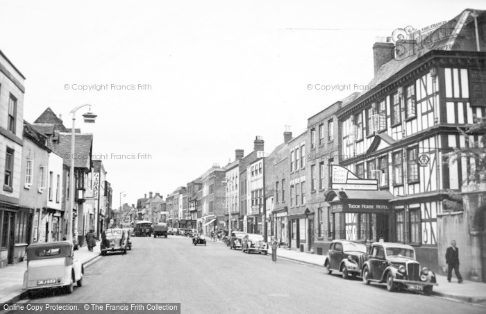 Photo of Tewkesbury, High Street c.1955