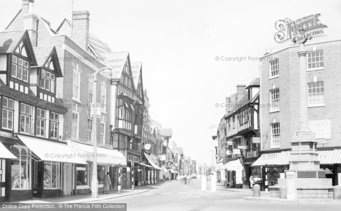 Photo of Tewkesbury, High Street c.1960