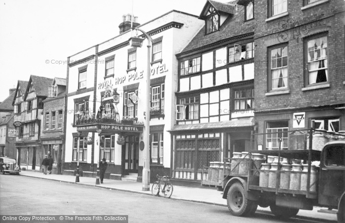 Photo of Tewkesbury, Hop Pole Hotel, Church Street c.1955