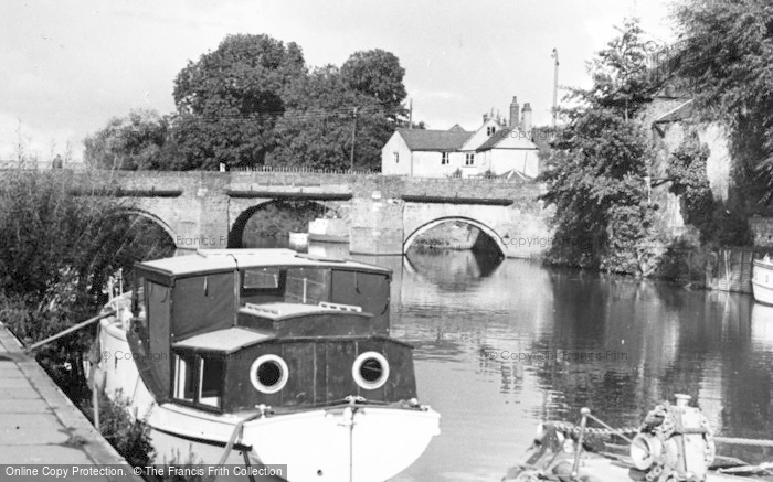 Photo of Tewkesbury, King John's Bridge c.1955