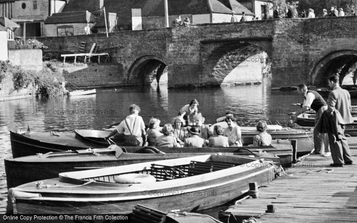 Photo of Tewkesbury, Leisure Boat On The Thames c.1960