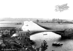 Mythe Bridge And River Severn 1891, Tewkesbury