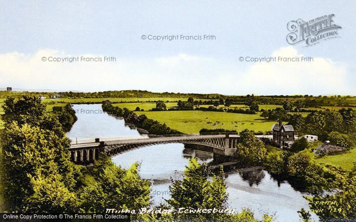 Photo of Tewkesbury, Mythe Bridge c.1955