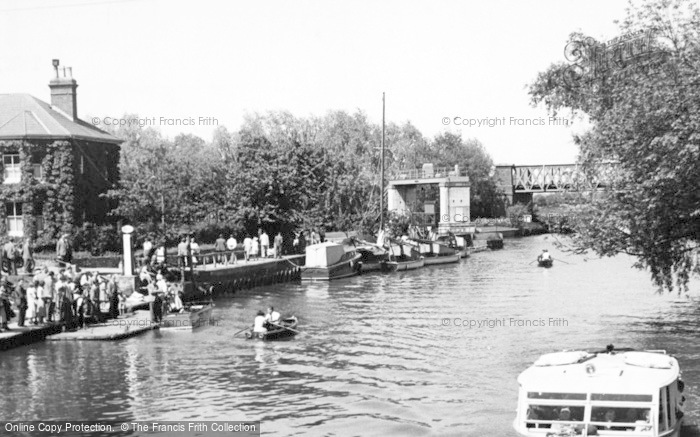 Photo of Tewkesbury, River Avon And Boating Station c.1960