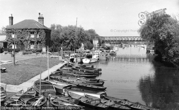 Photo of Tewkesbury, River Avon From King John's Bridge c.1965