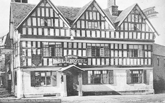 Photo of Tewkesbury, The Bell Inn c.1880
