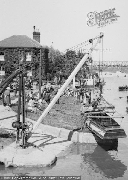 Photo of Tewkesbury, The Boat Winch c.1960