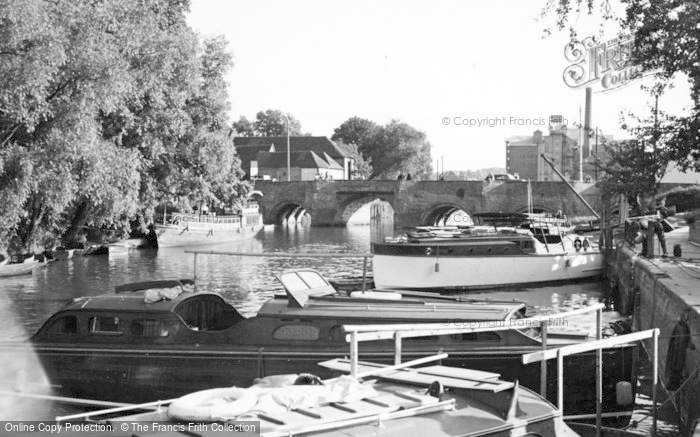 Photo of Tewkesbury, The Bridge And Boating Station c.1955