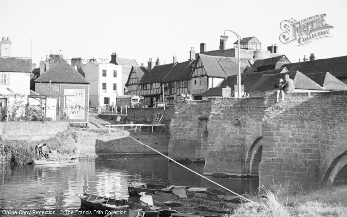 Photo of Tewkesbury, The Bridge c.1955