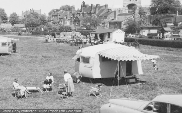 Photo of Tewkesbury, The Caravan Park c.1960
