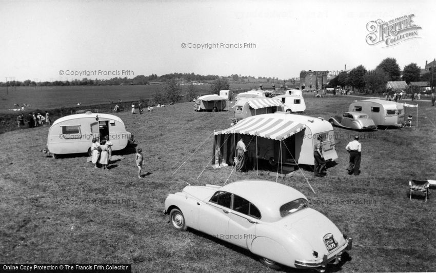 Tewkesbury, the Caravan Park c1960