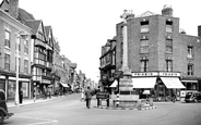 The Cross And High Street c.1955, Tewkesbury