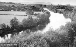 The River From Mythe Bridge c.1955, Tewkesbury