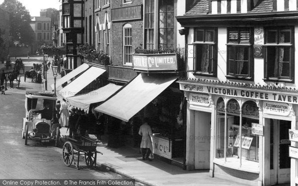 Photo of Tewkesbury, the Victoria Tea Tavern 1907