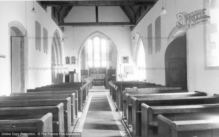 Photo of Thakeham, St Mary's Church Interior c.1960