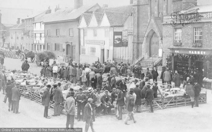 Photo of Thame, Sheep Market And Nags Head Inn c.1900