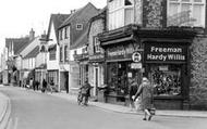 Shops On Butter Market c.1965, Thame