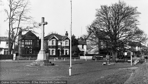 Photo of Thames Ditton, The Memorial c.1955