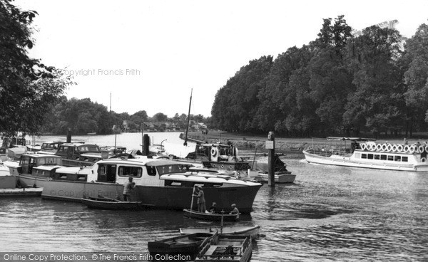 Photo of Thames Ditton, The River c.1955