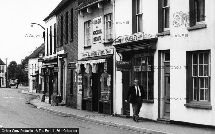 Photo of Thatcham, B.J.Brooks & Sons And Oakeley Drug Store, High Street c.1960