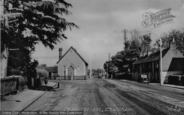 Photo of Thatcham, Chapel Street c.1955